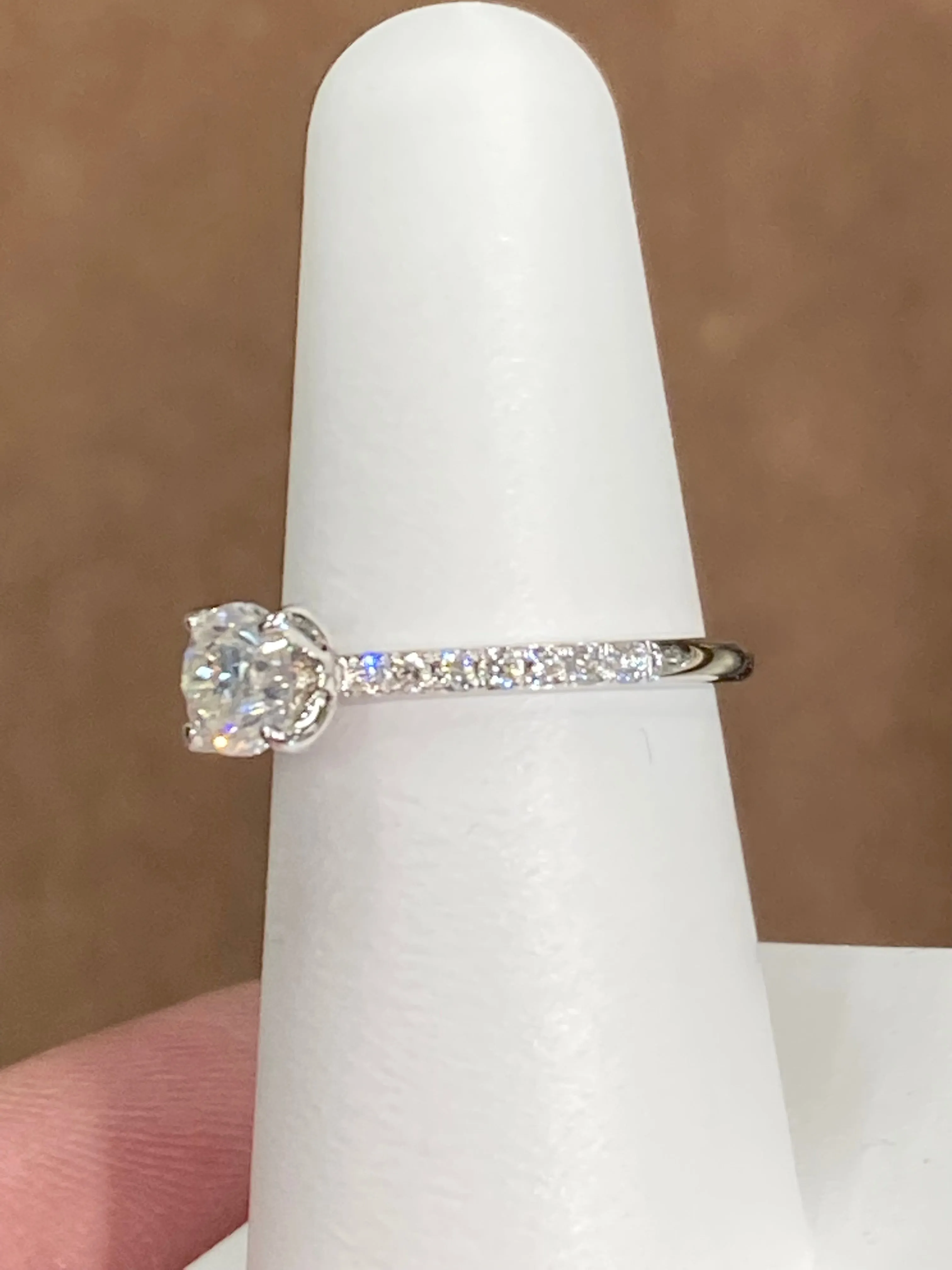 Diamond Engagement Ring White Gold