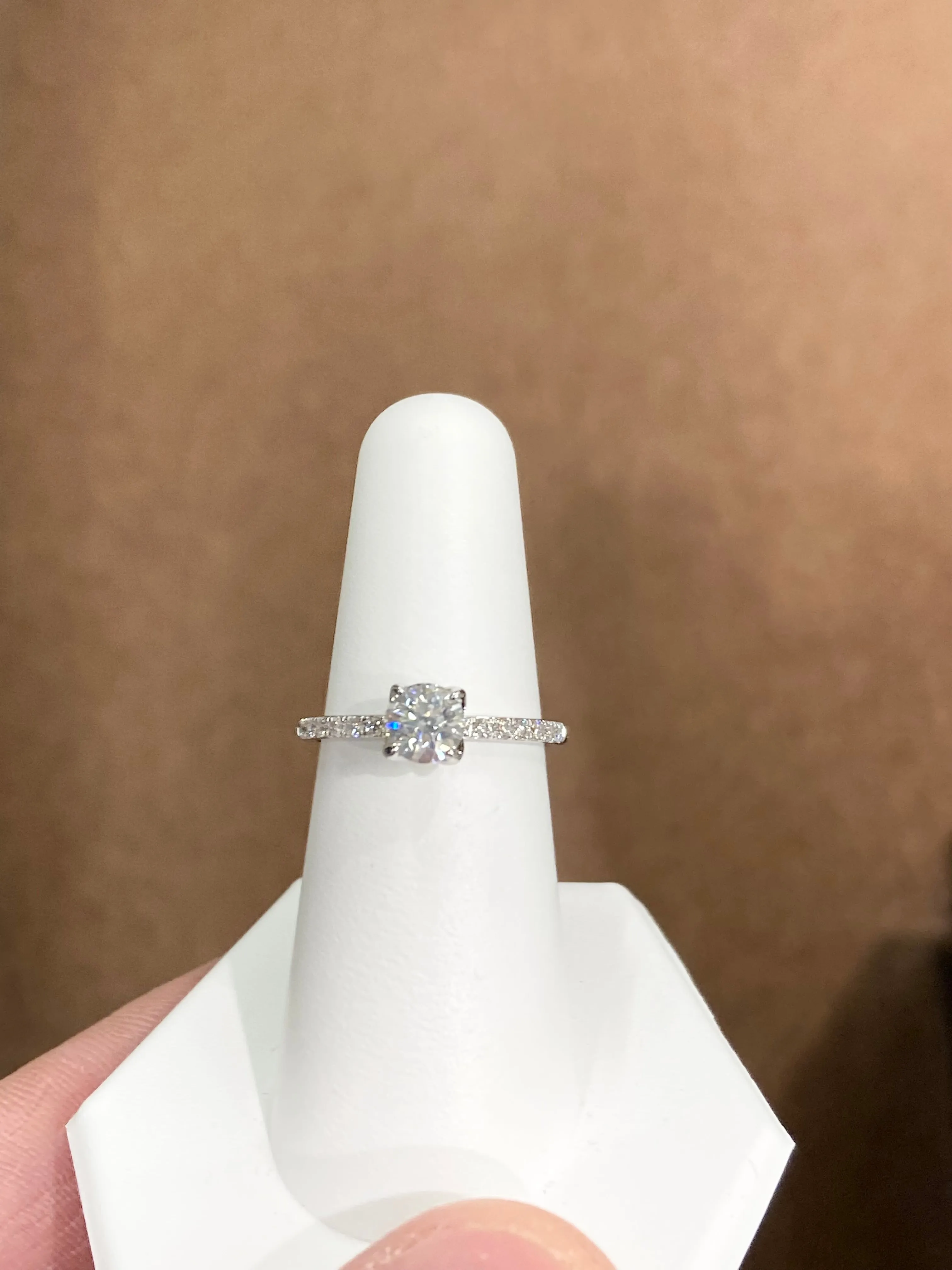 Diamond Engagement Ring White Gold