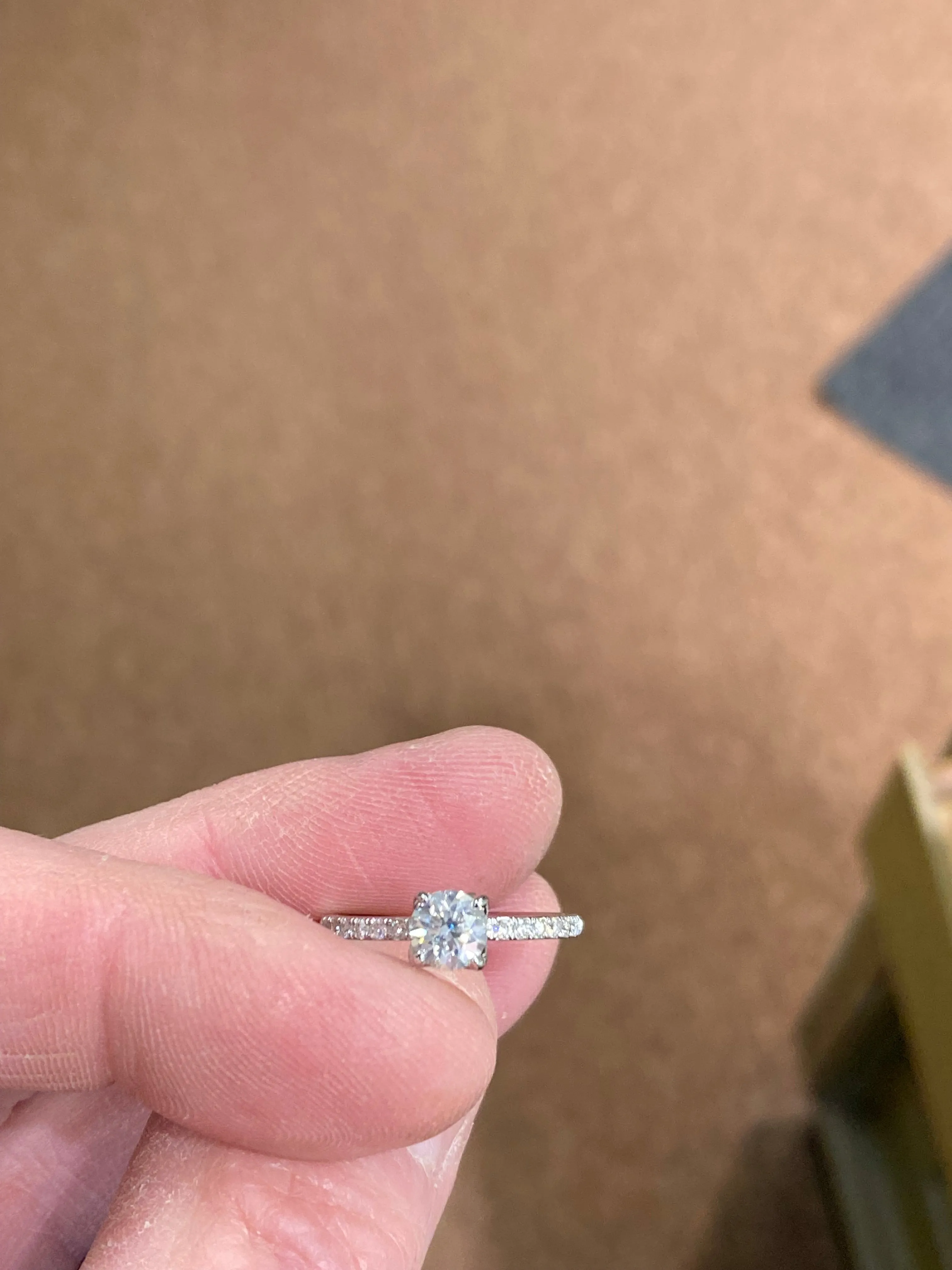 Diamond Engagement Ring White Gold