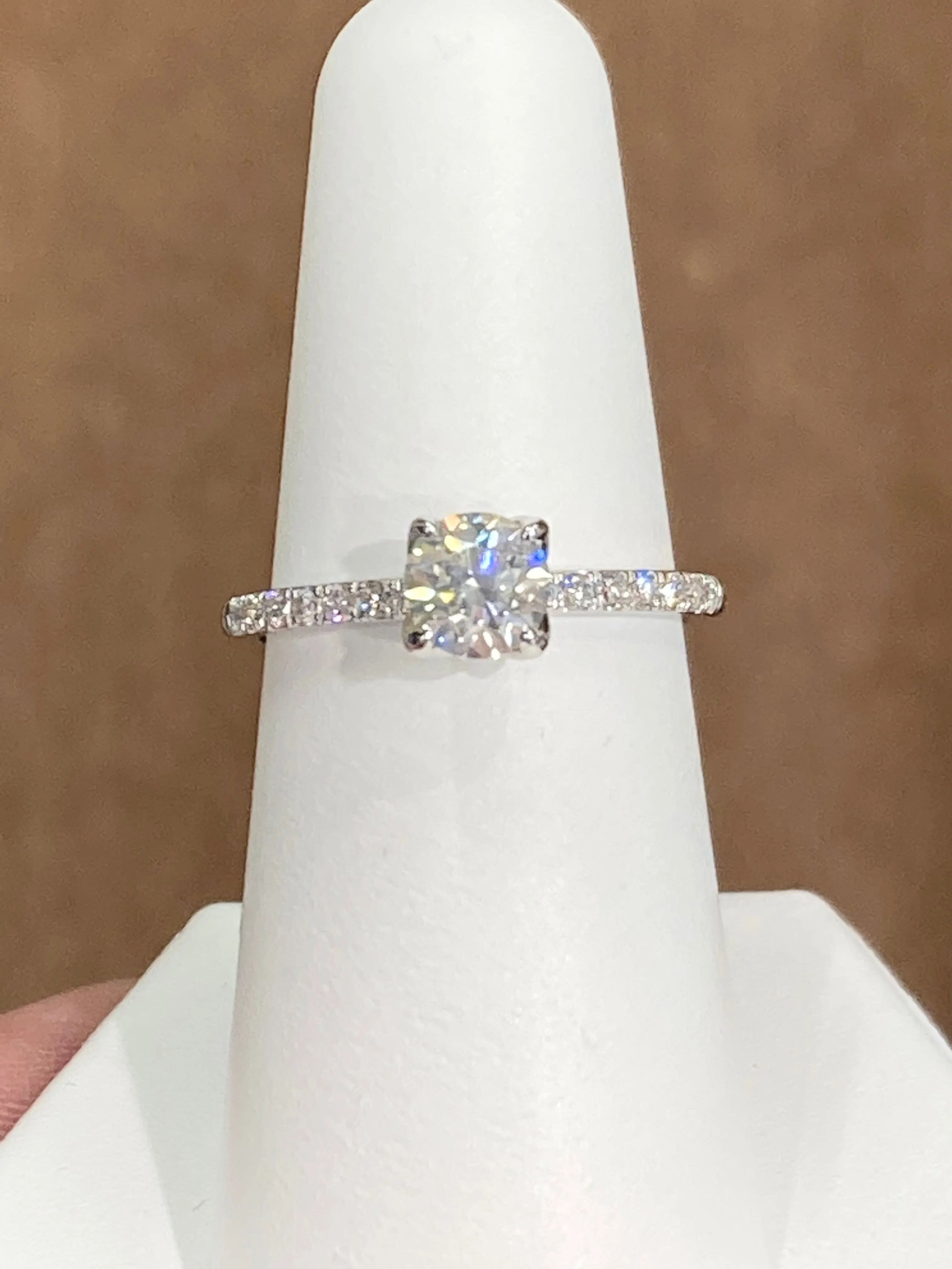Diamond Engagement Ring White Gold