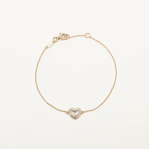 Diamond Heart Chain Bracelet | 0.05ctw | 8"|