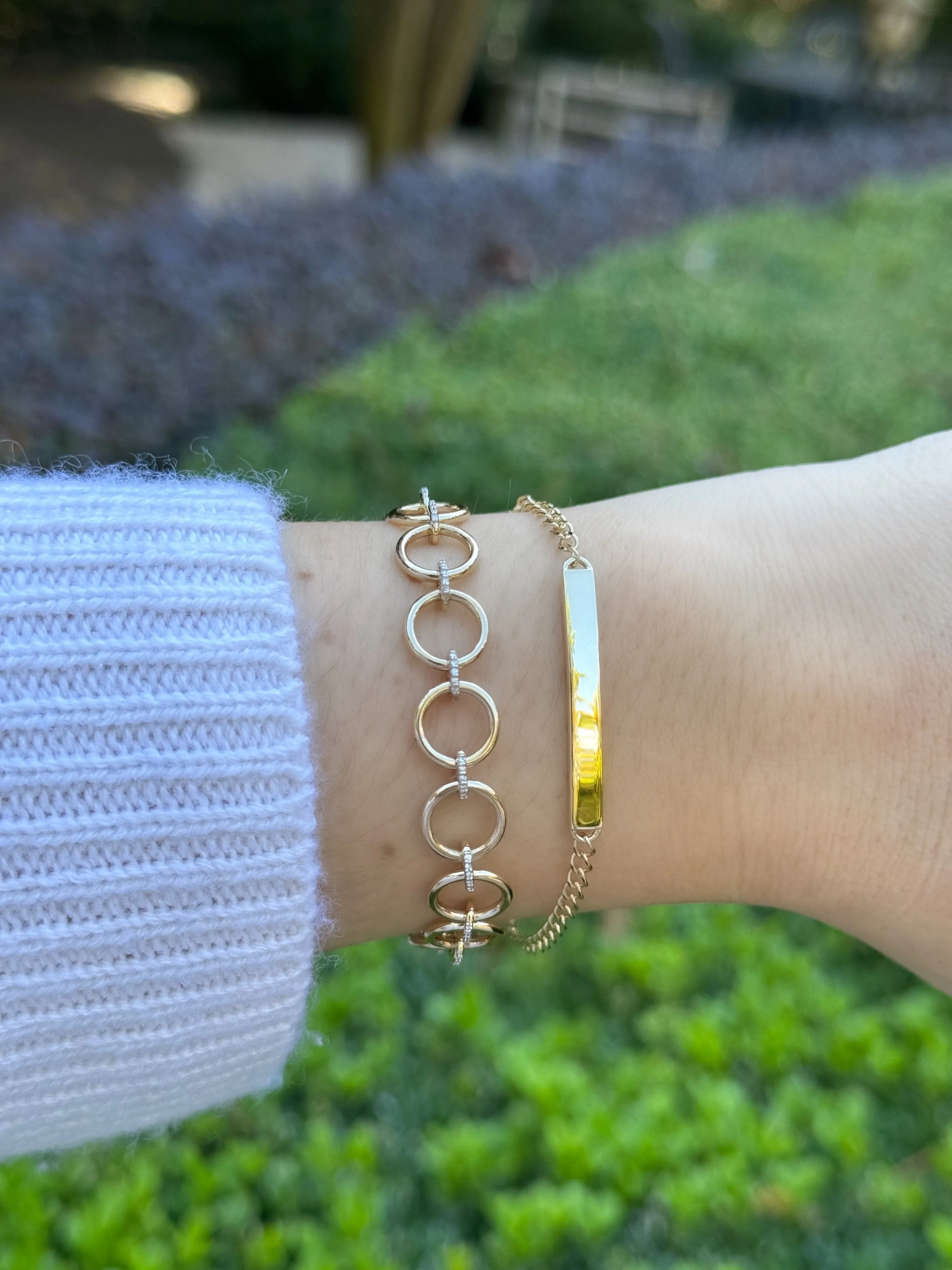 Diamond Loop Bracelet