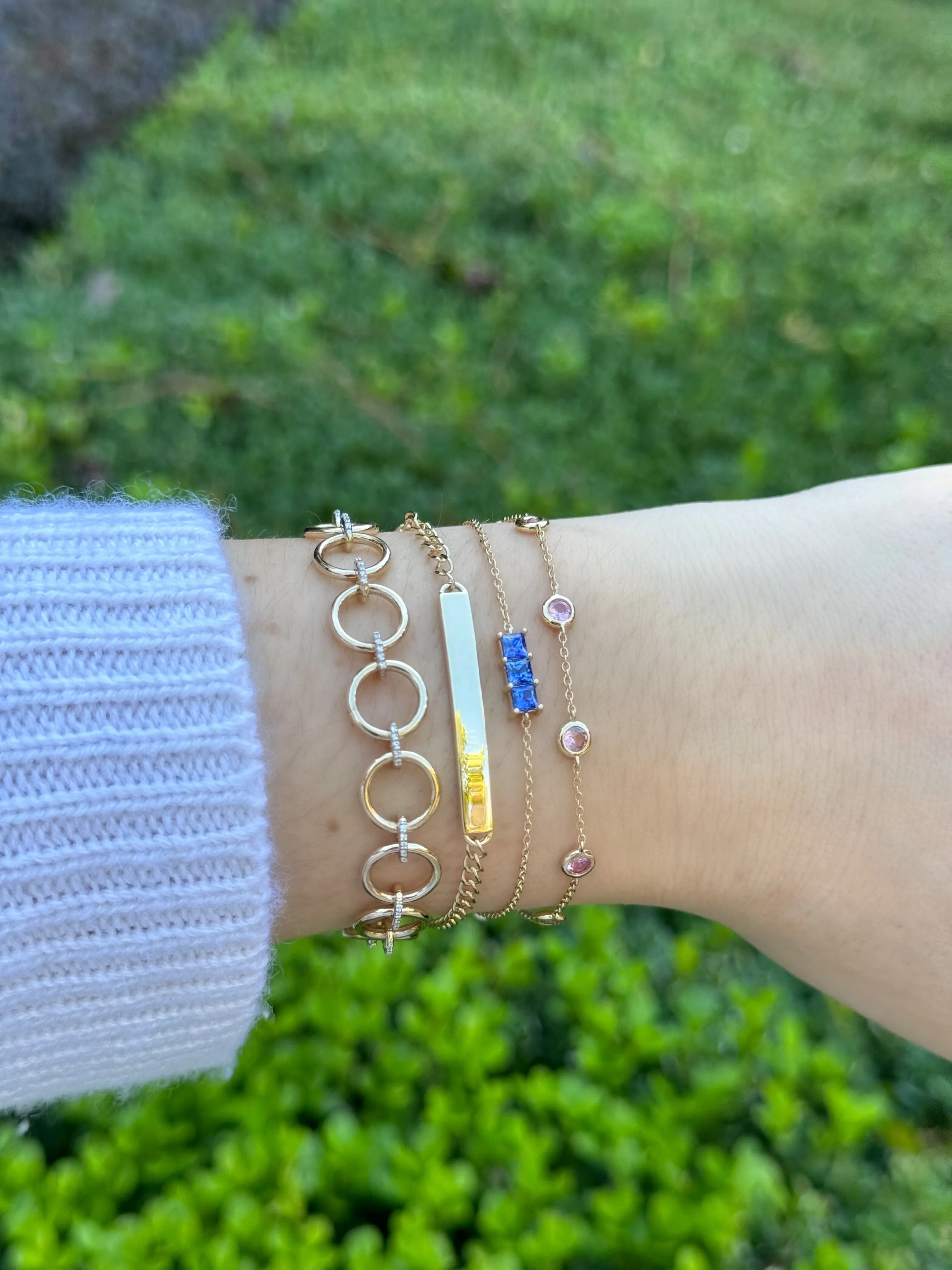Diamond Loop Bracelet