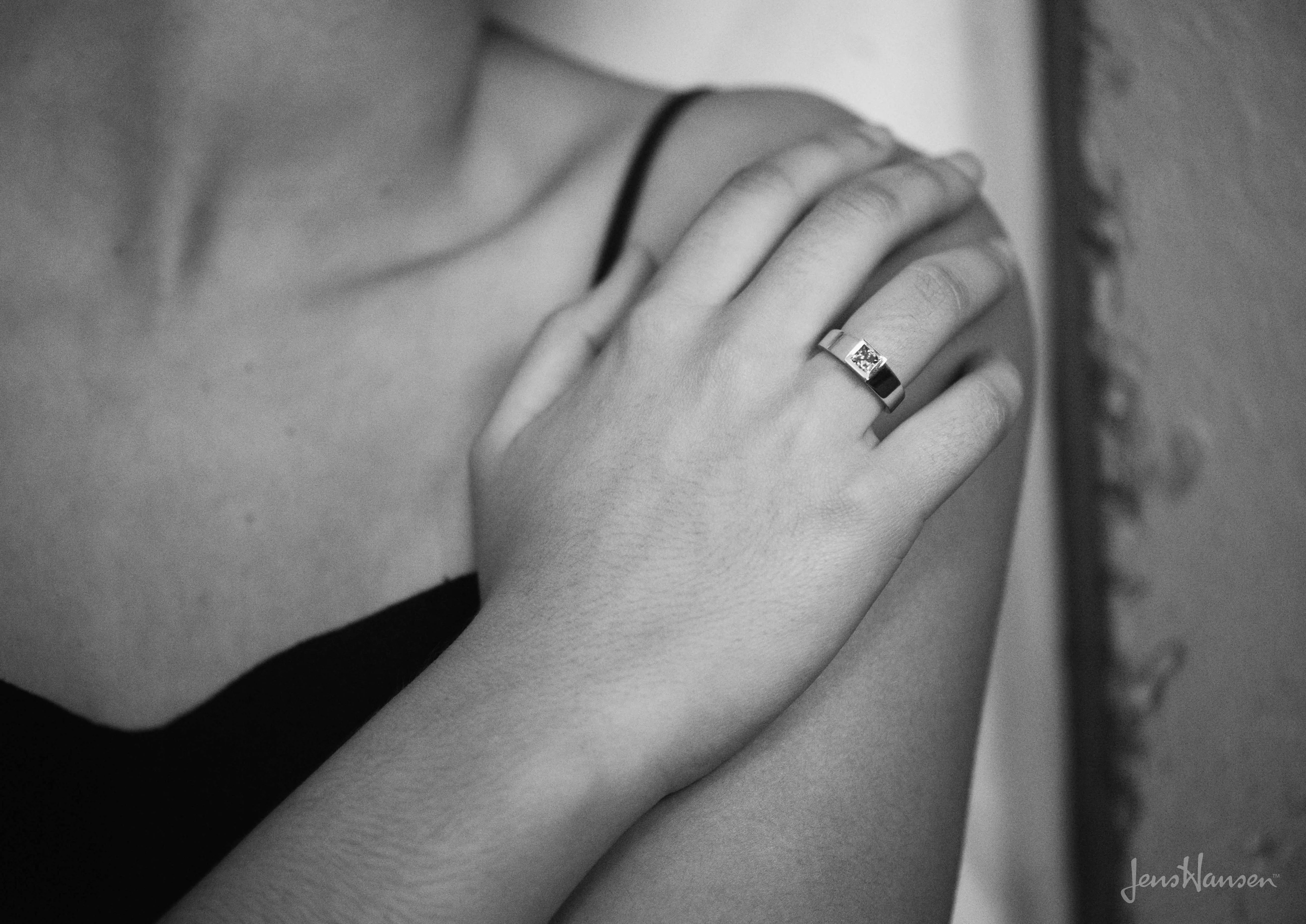 Diamond Solitaire Ring, Yellow Gold