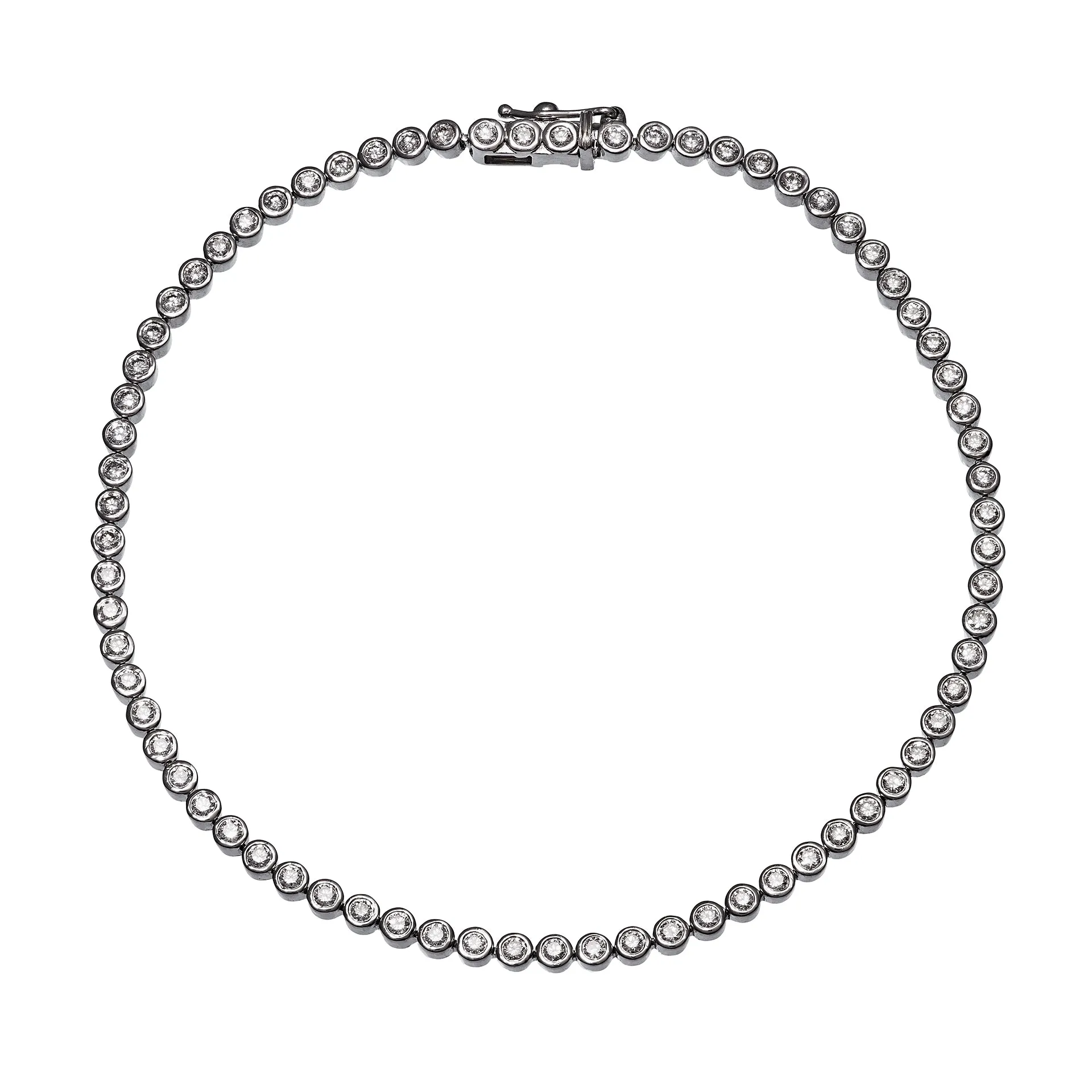 Diamond Tennis Bracelet 18K White Gold
