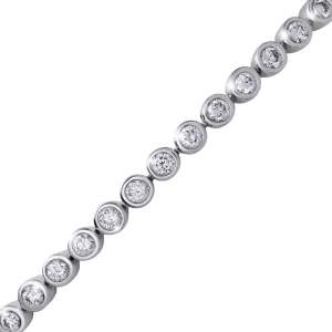 Diamond Tennis Bracelet 18K White Gold