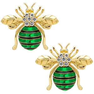 Earrings- Diamond (enamel)