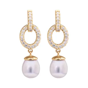 Earrings- South Sea Pearl and Diamond