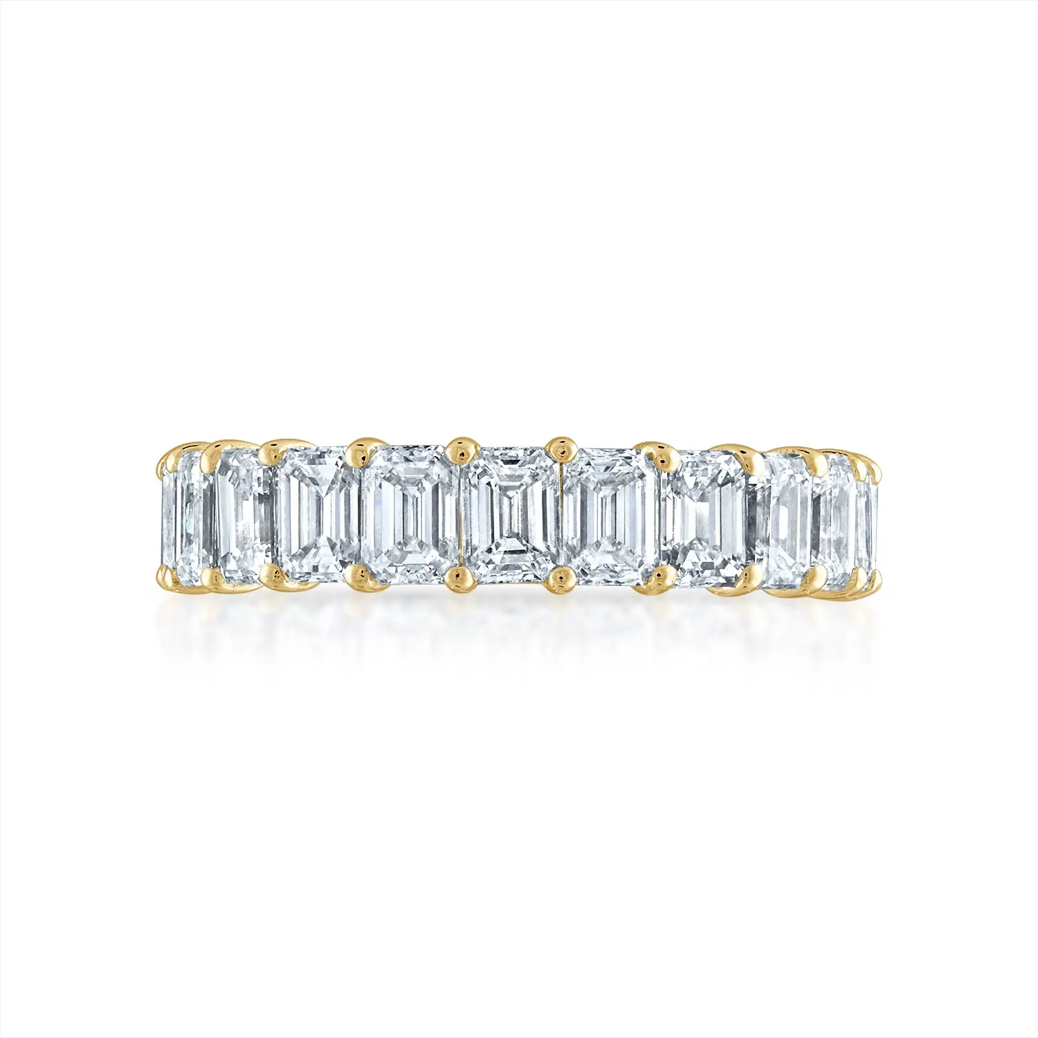 Emerald Cut Eternity Band - 3.5ct