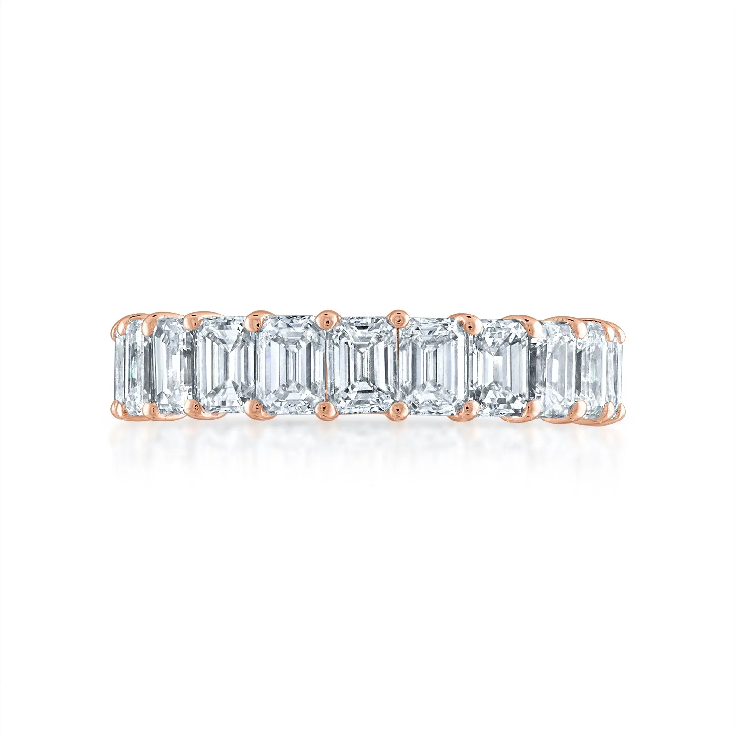 Emerald Cut Eternity Band - 3.5ct