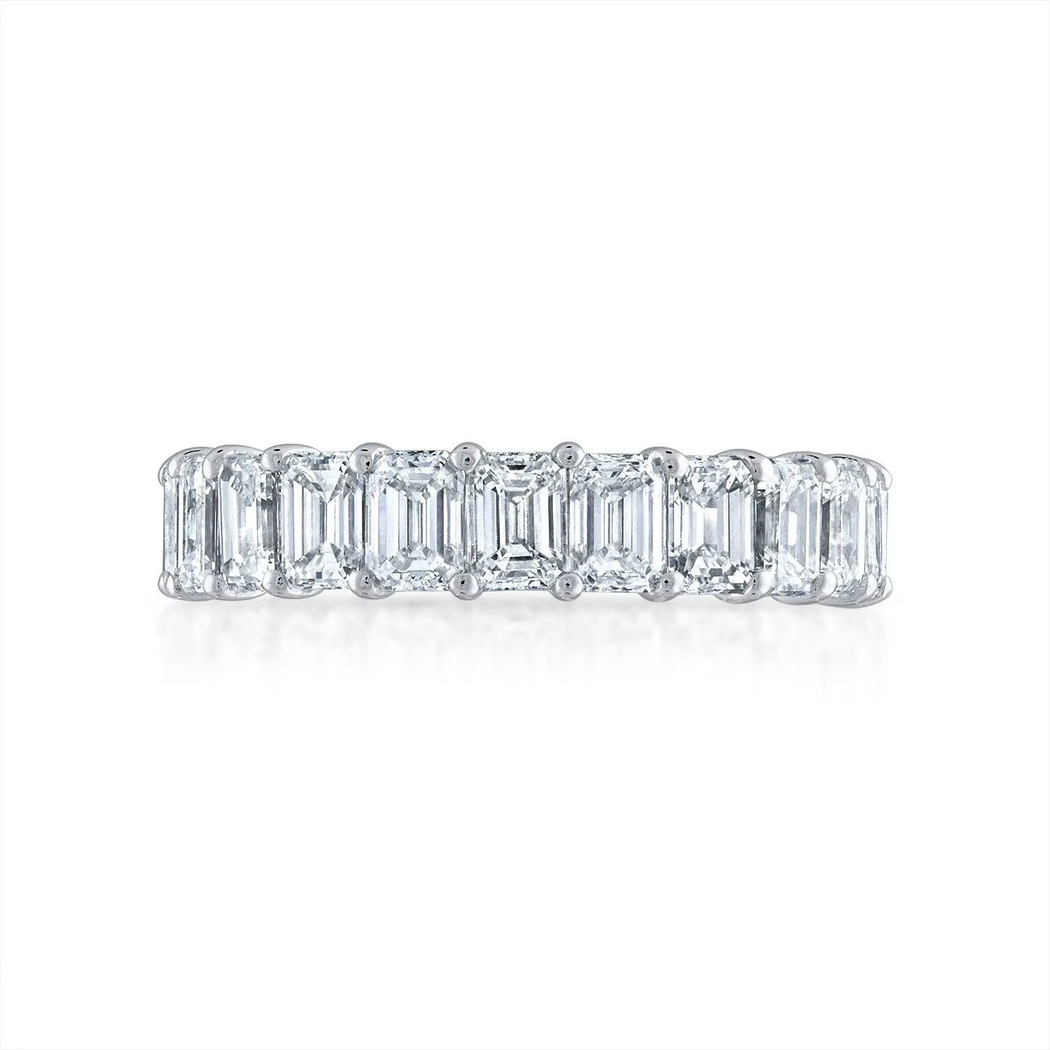 Emerald Cut Eternity Band - 3.5ct