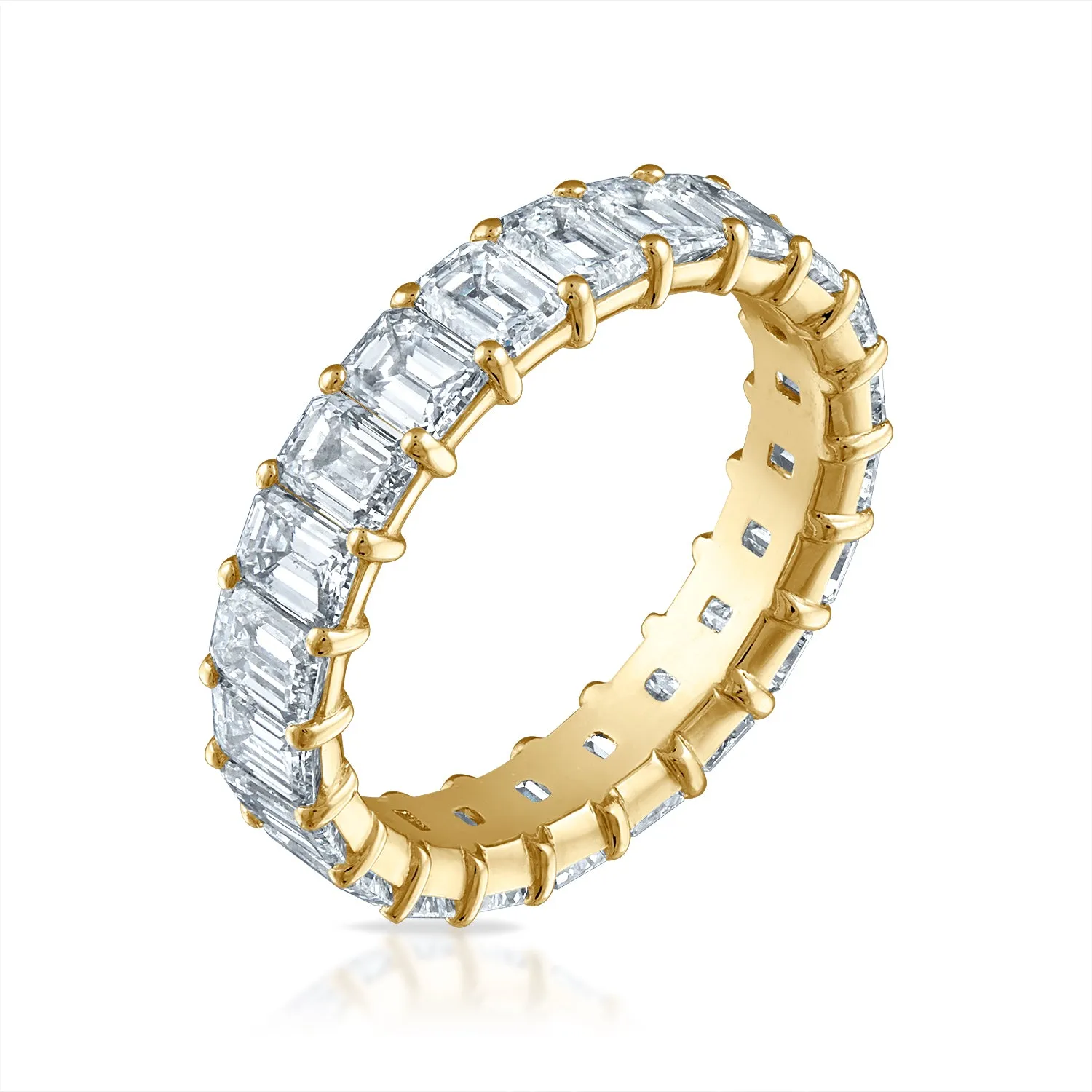 Emerald Cut Eternity Band - 3.5ct