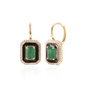 Emerald Drop Earrings