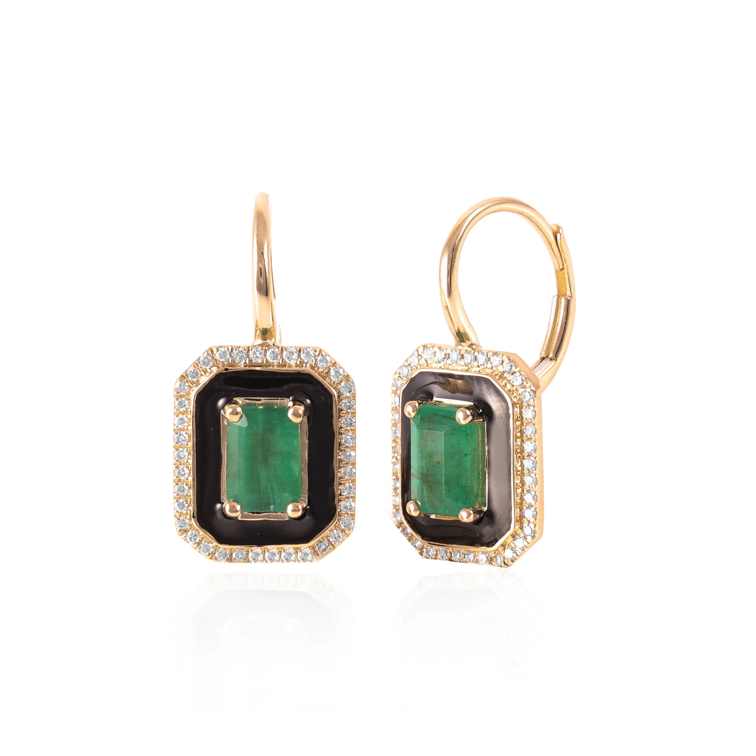 Emerald Drop Earrings