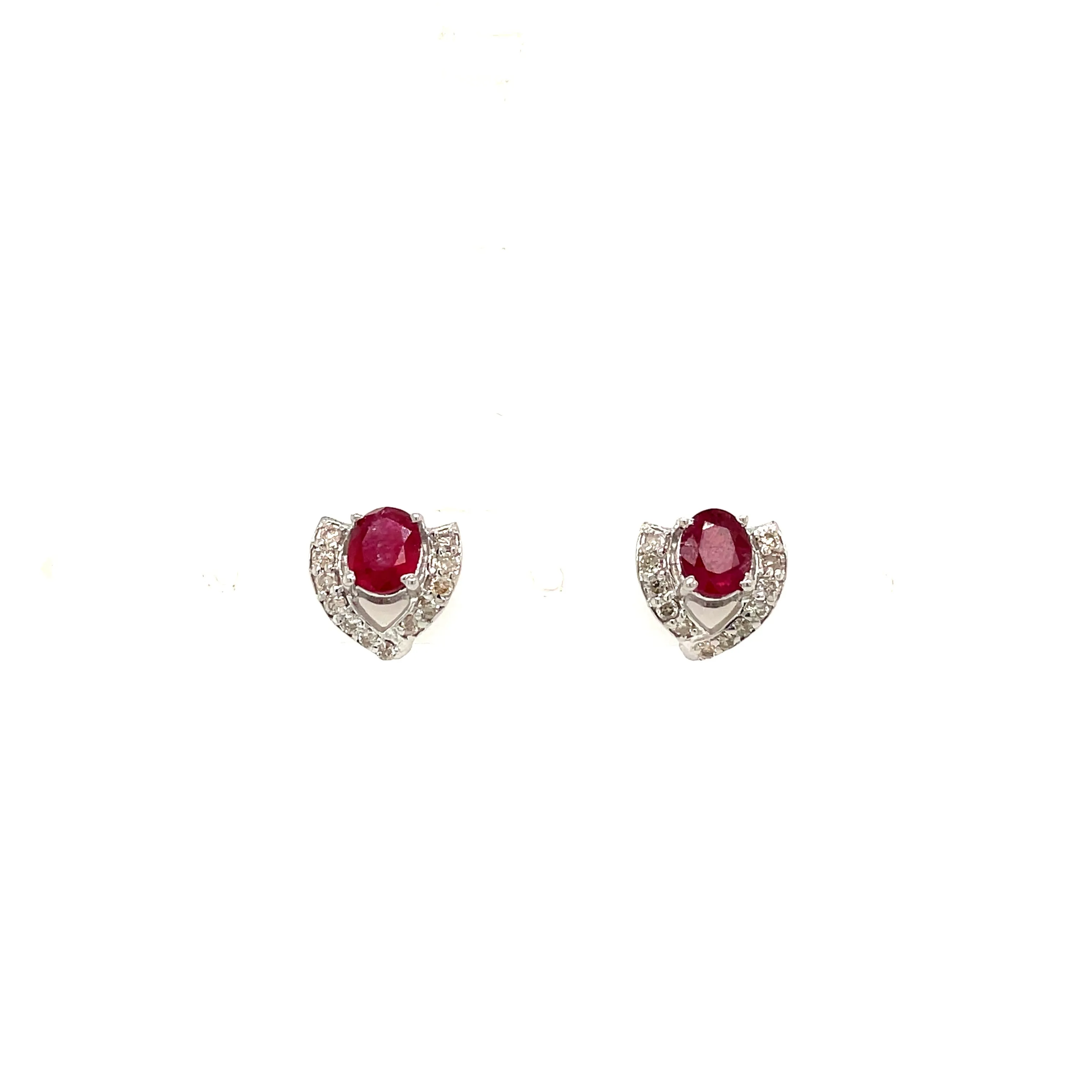 Emerald Earring in .925 Sterling Silver - KST 56354