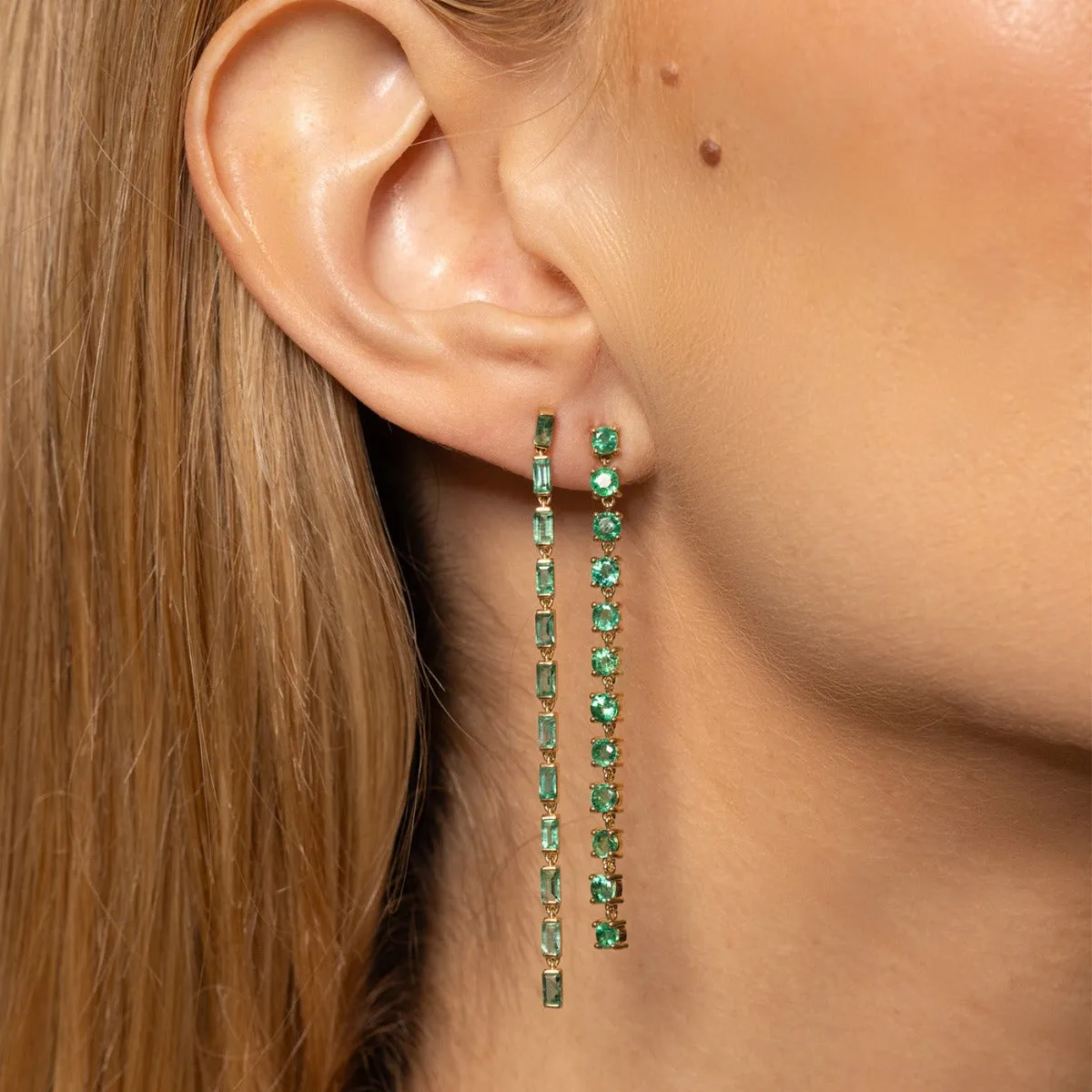 Emerald Link Earrings