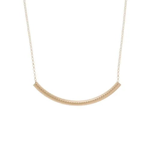 Enewton - Bliss Bar Textured 16in Necklace - Gold