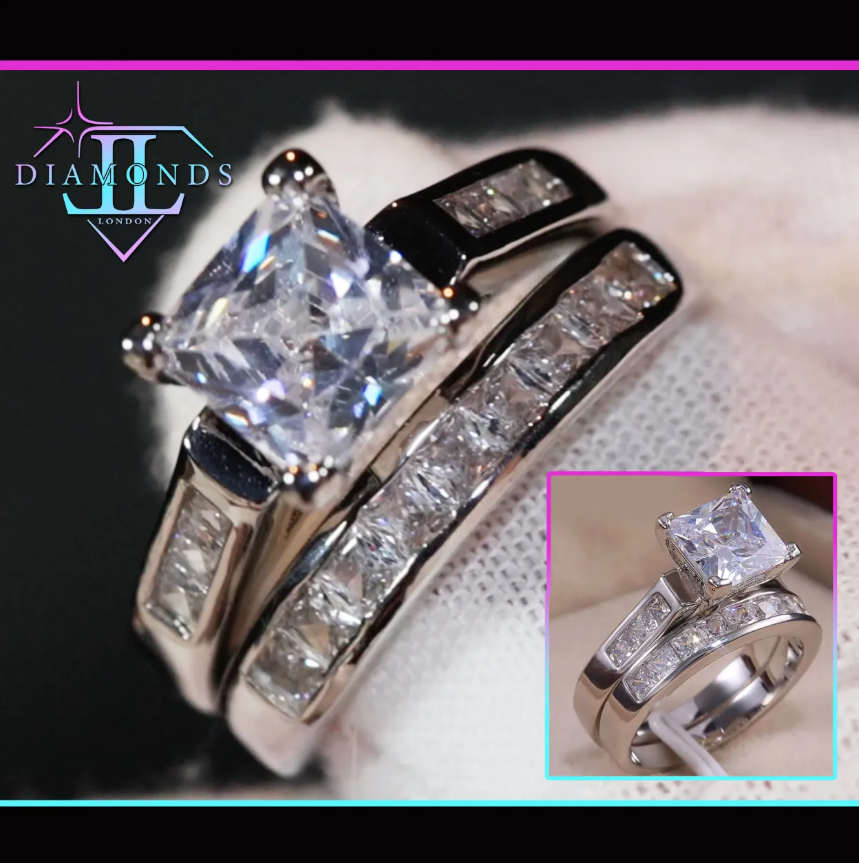 Engagement Ring | Womens Ring | Wedding Ring | Engagement Ring Set