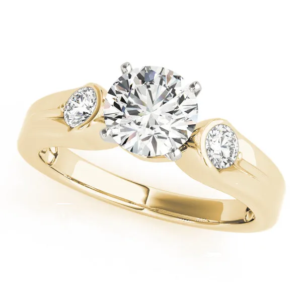 Engagement Rings 3 Stone Round - TN83853