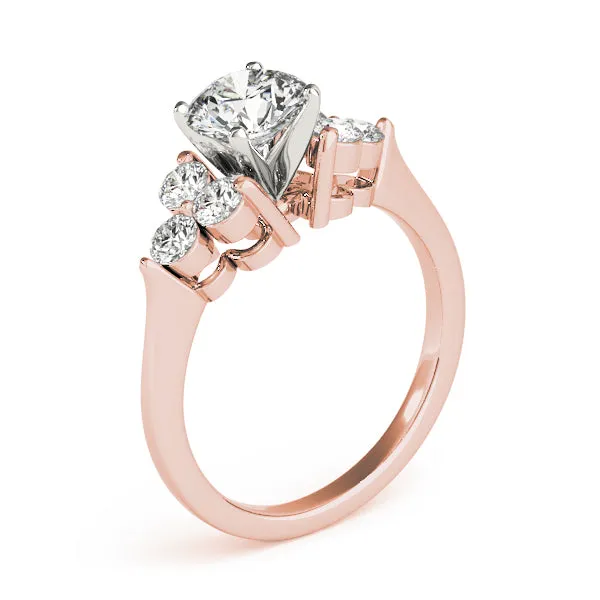 Engagement Rings Cluster Sides - TN83249