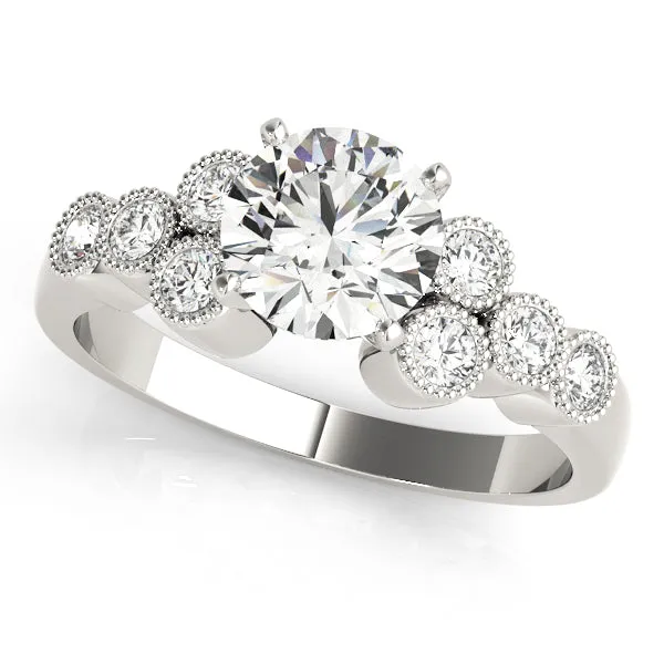 Engagement Rings Cluster Sides - TN84256