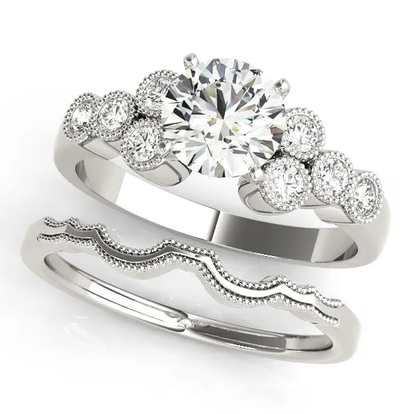 Engagement Rings Cluster Sides - TN84256