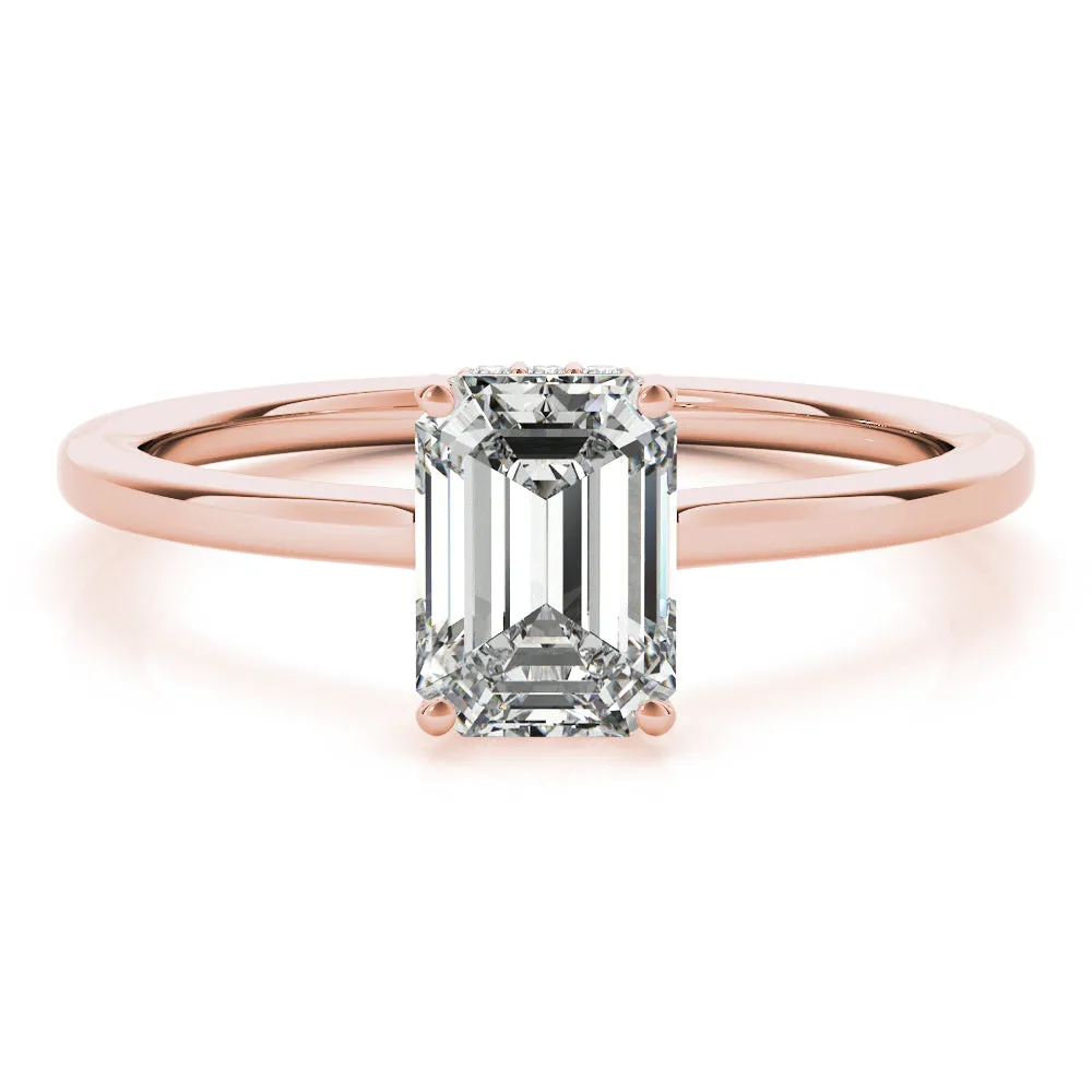 Engagement Rings Emerald Cut - TN51140-E