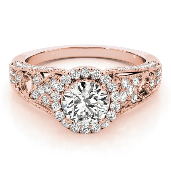 Engagement Rings Halo Round - TN84673