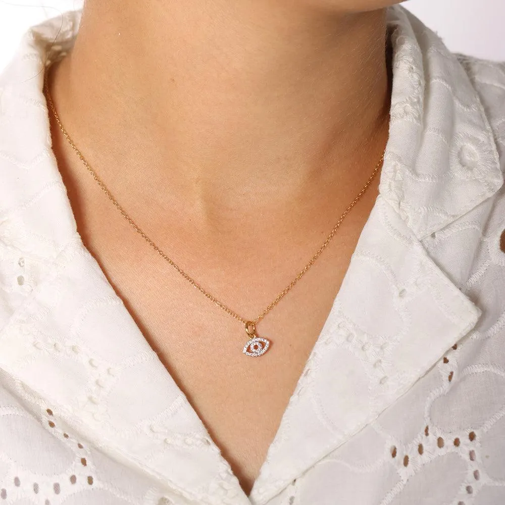 Eye on the Prize Pendant Necklace