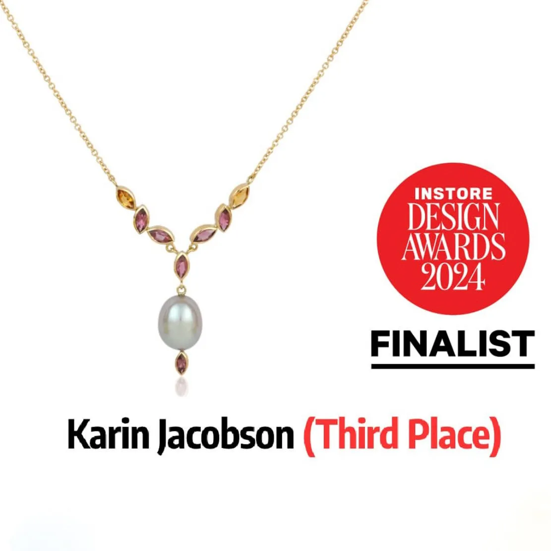 falling leaves pearl necklace