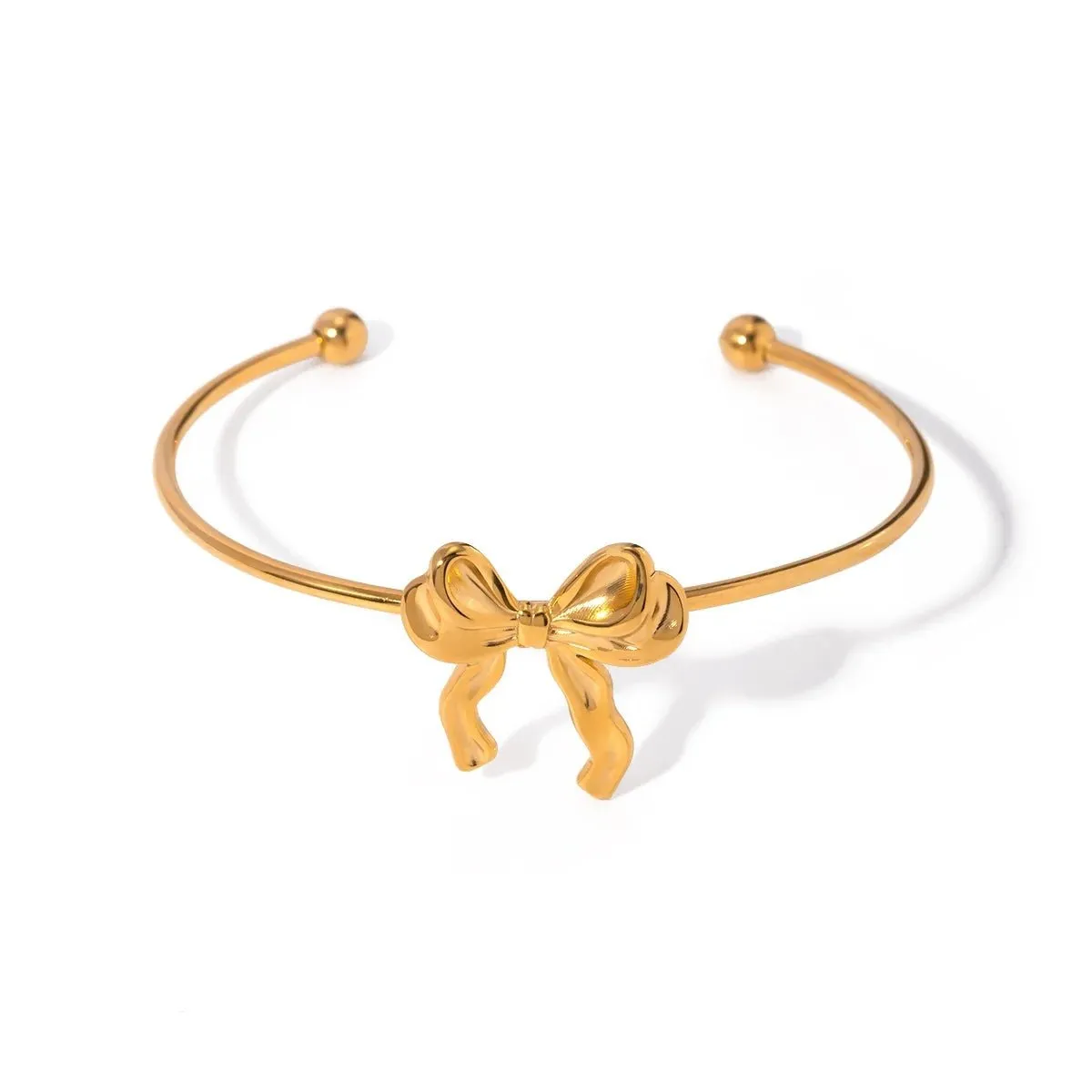 Feminine Bow Cuff Bracelets