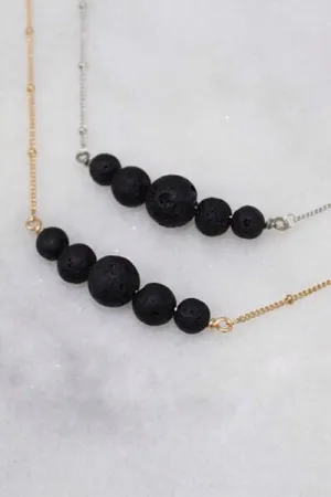Five Bead Oil Necklace