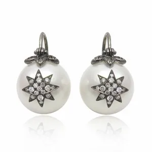 Floating Pearl Earrings