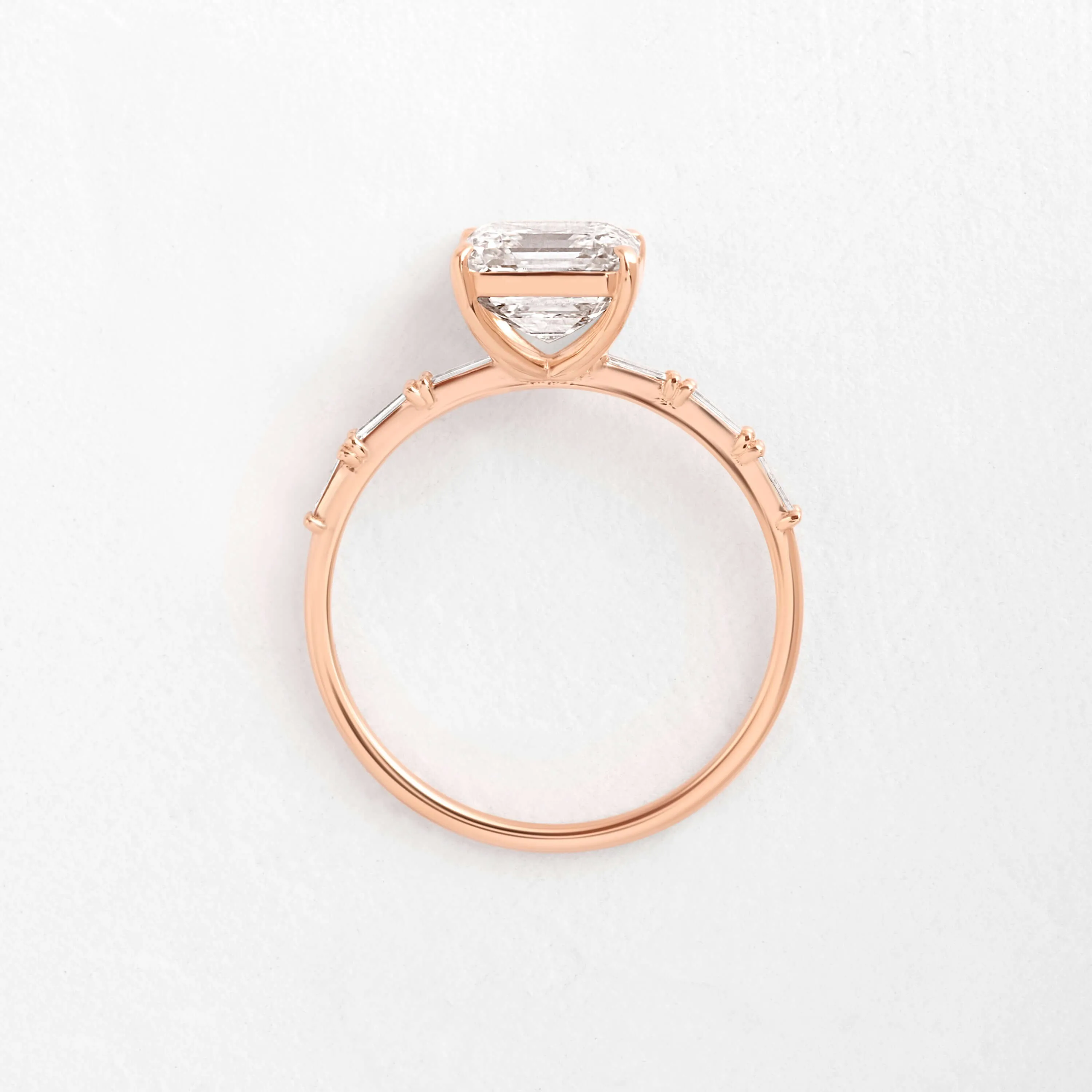 Fluency Ring, Asscher Cut