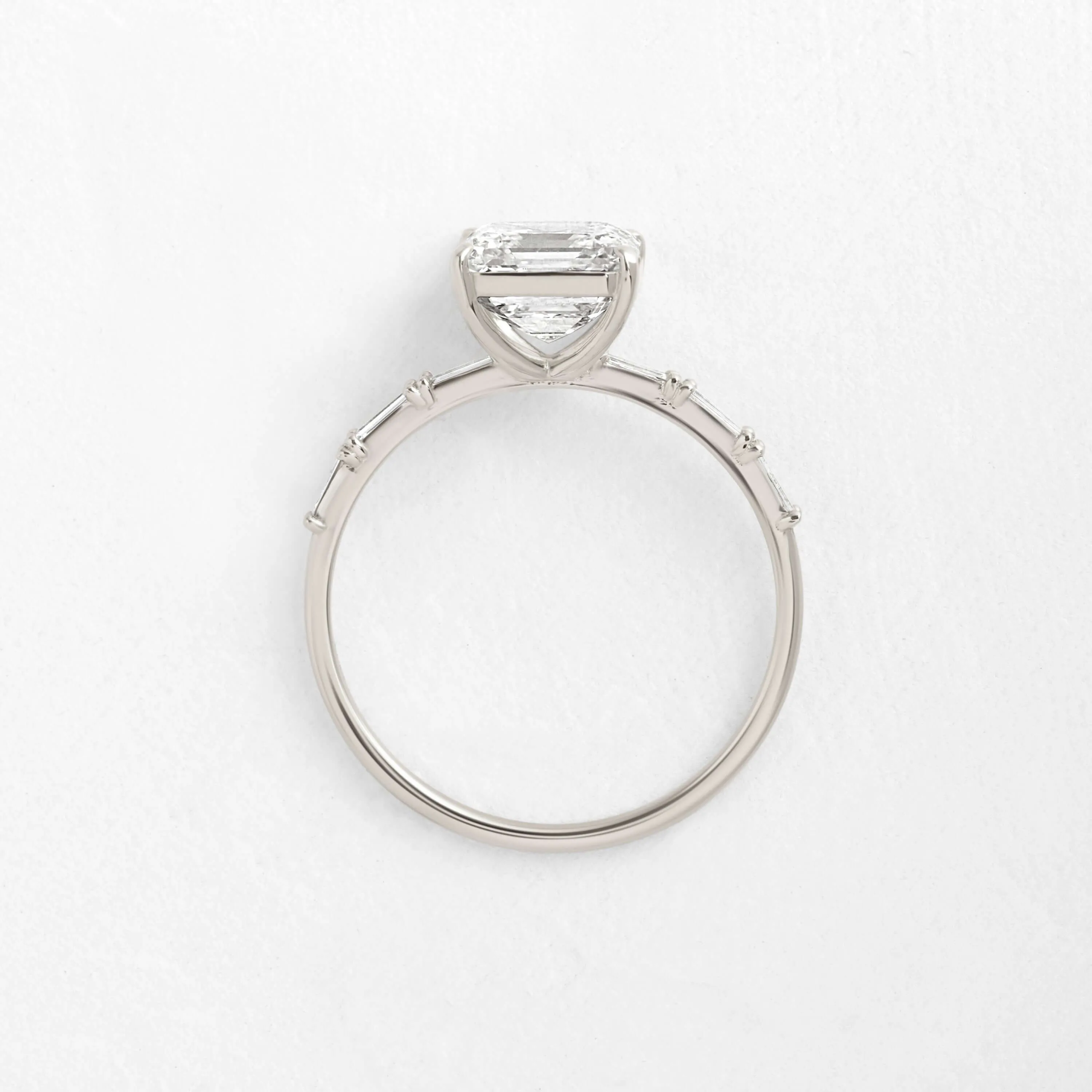 Fluency Ring, Asscher Cut