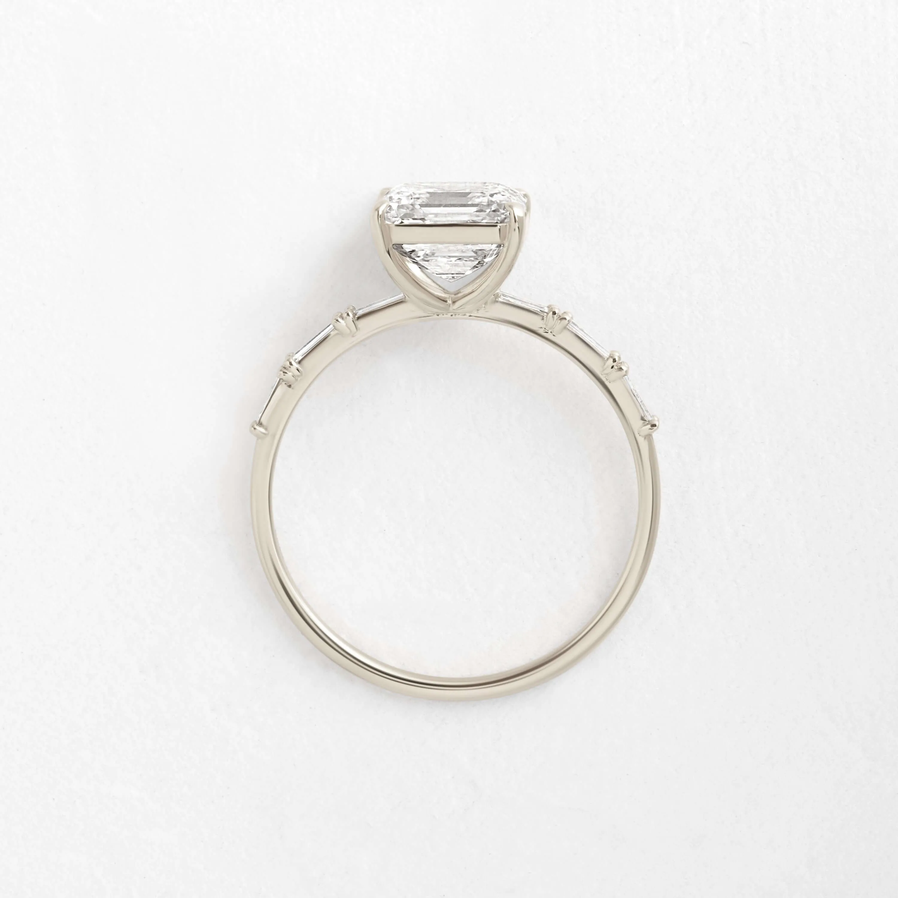 Fluency Ring, Asscher Cut