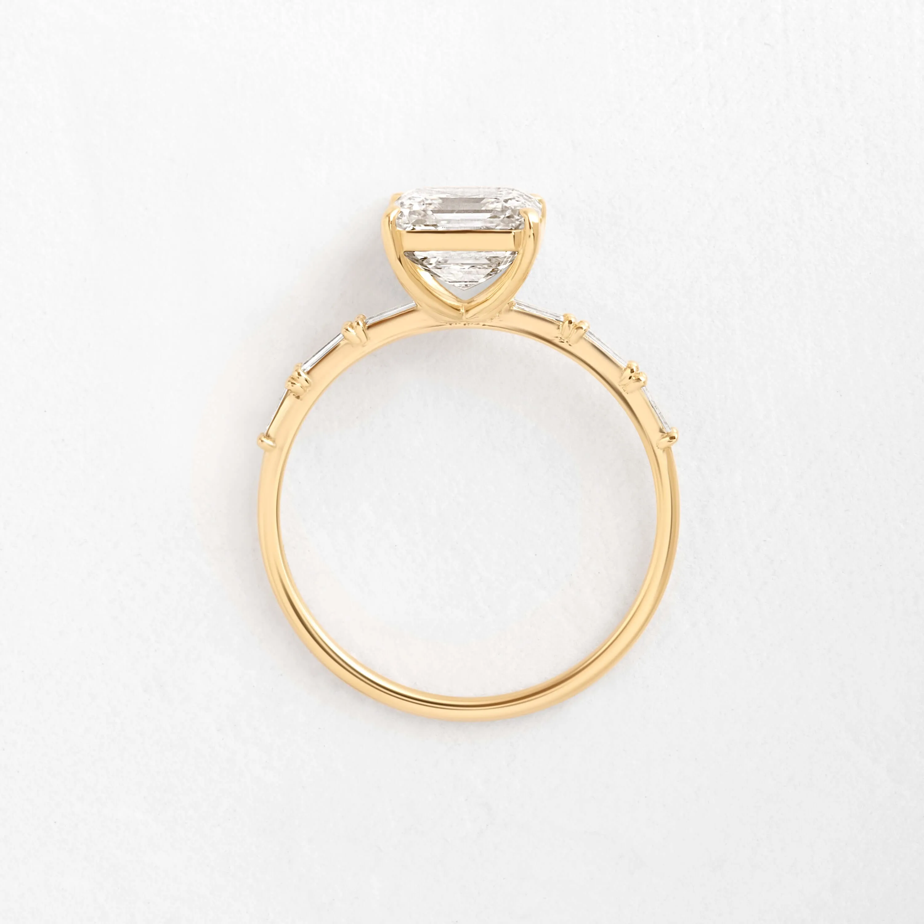 Fluency Ring, Asscher Cut
