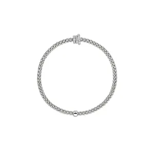 FOPE 18K WHITE GOLD  PRIMA FLEX IT BRACELET