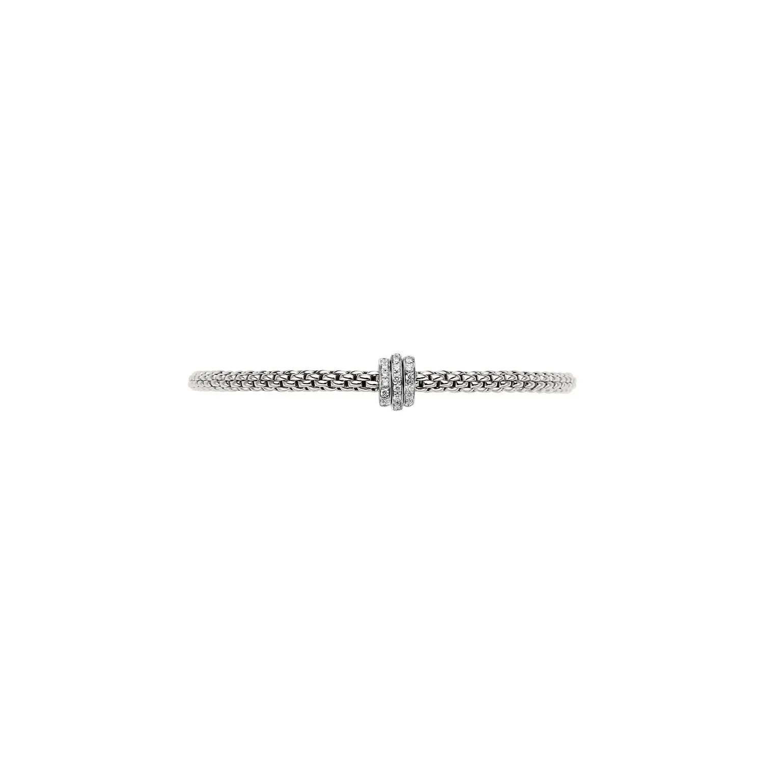 FOPE 18K WHITE GOLD  PRIMA FLEX IT BRACELET