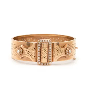 French Victorian Pierced Cuff