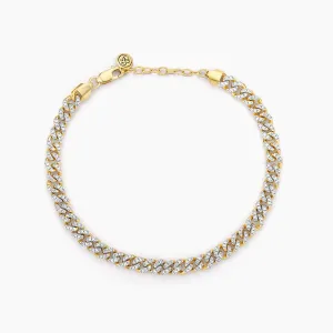 Fully Connected Cuban Bracelet