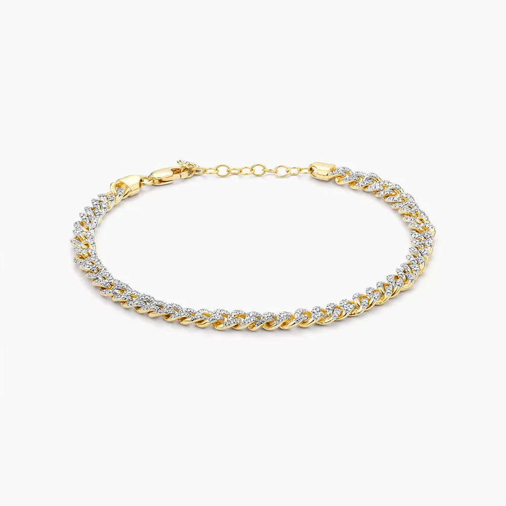 Fully Connected Cuban Bracelet