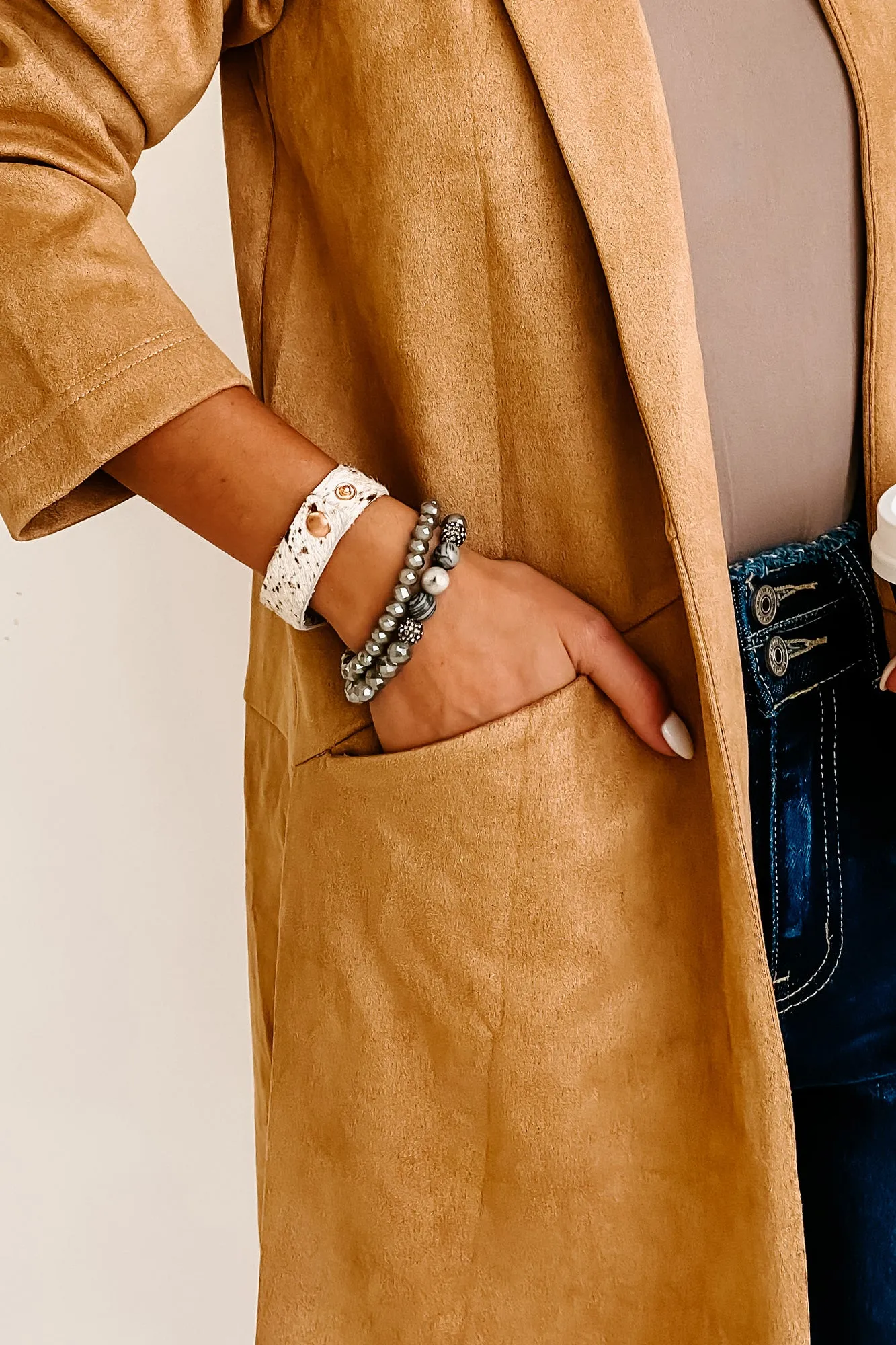 Fur All Time Faux Fur Apple Watch Band (White Deer)