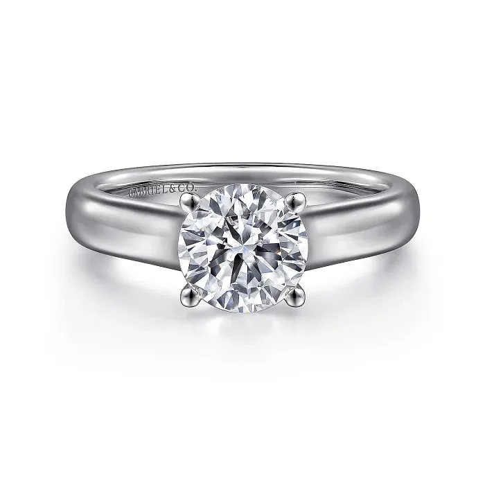 Gabriel & Co. Round Diamond Engagement Ring ER6602W4JJJ