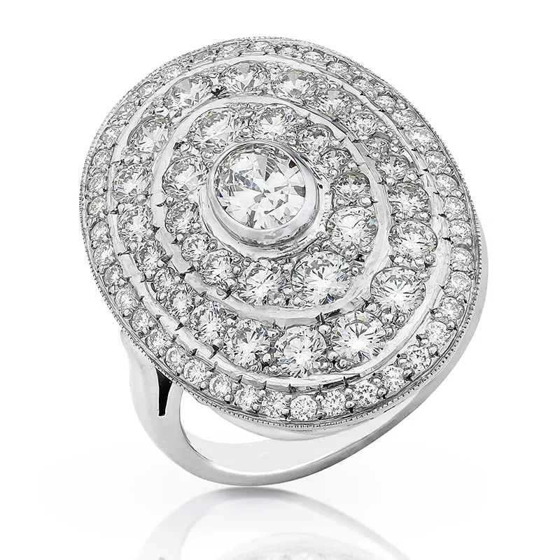 'Gatsby-Coco' Art Deco Style Diamond Ring O.3989