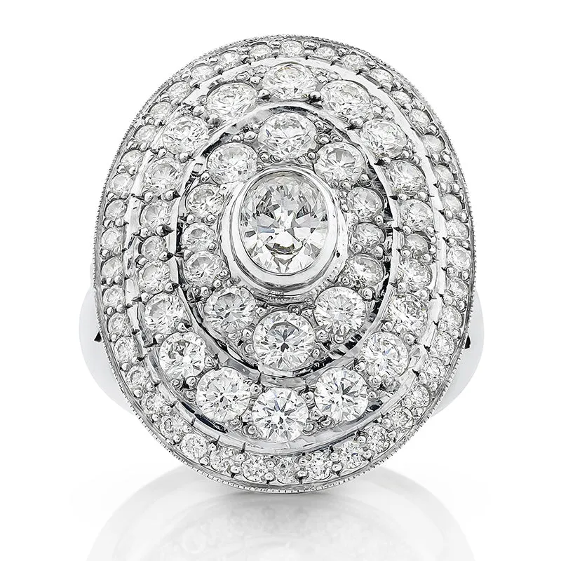 'Gatsby-Coco' Art Deco Style Diamond Ring O.3989