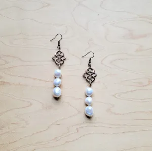 Genuine Freshwater Potato Pearl Earrings Wedding