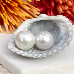 Genuine Paspaley South Sea Loose Pearl Pair "Fine" Quality 15mm