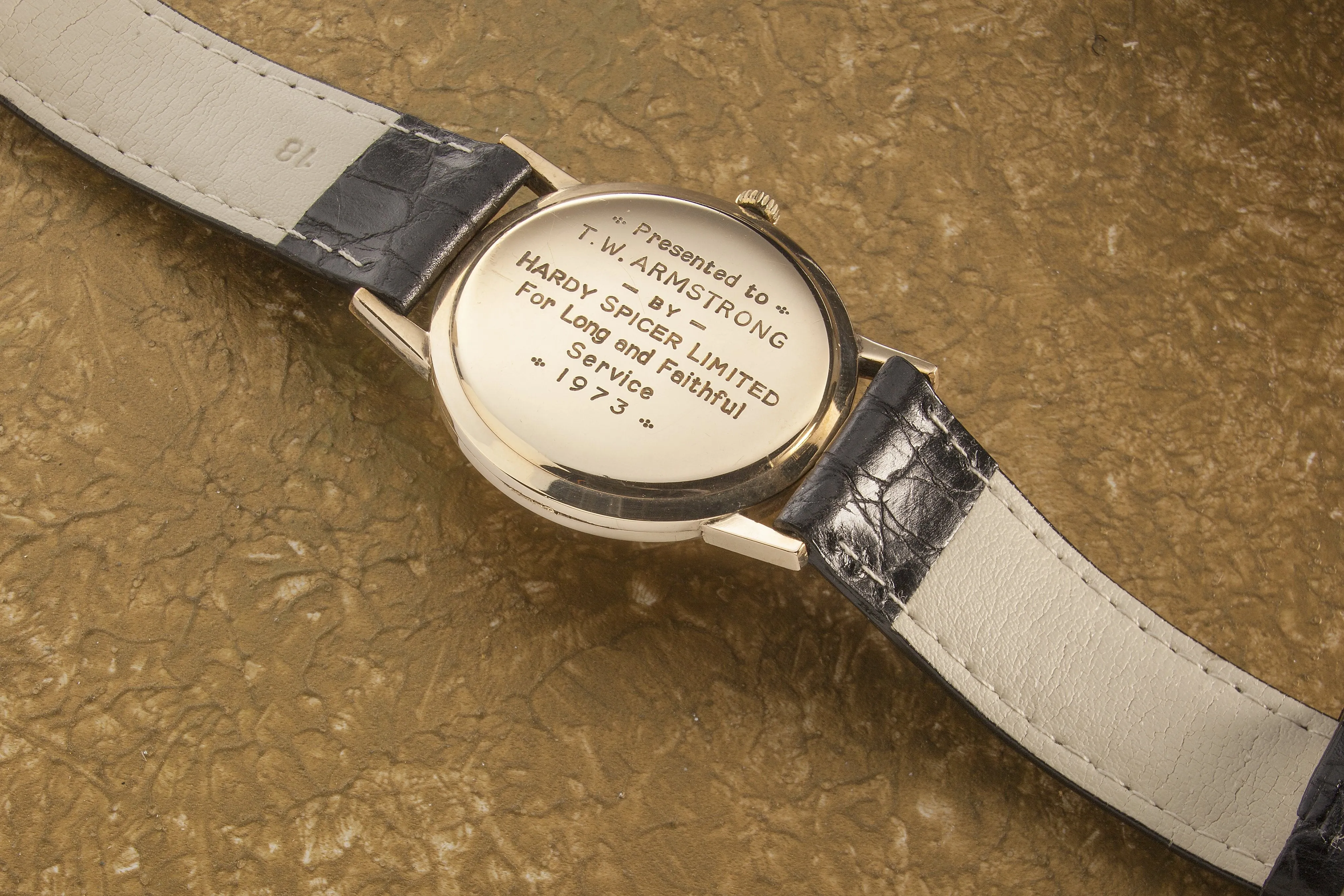 Girard Perregaux 9 ct gold sold