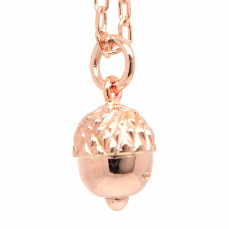 Gold Acorn Charm
